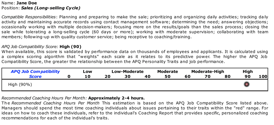 APQ Aptitude Assessment | Asher Strategies - Evaluate Skills